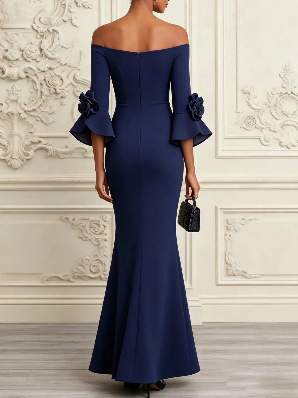 VICTORIA | OFF-SHOULDER MAXI DRESS