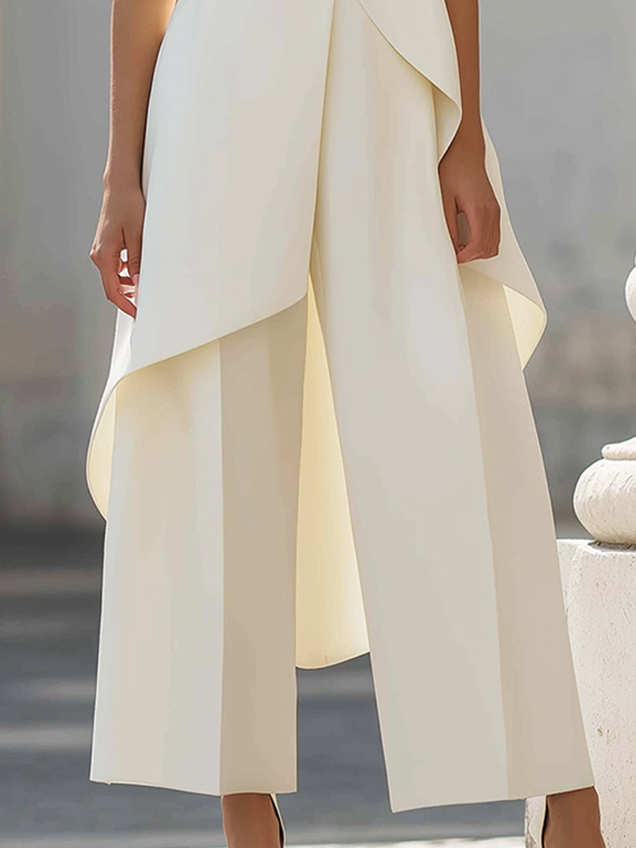 IMOGEN | ELEGANT HIGH-NECK WIDE-LEG JUMPSUIT