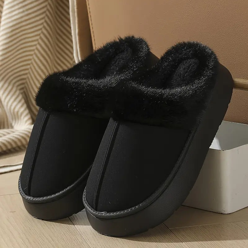 LYNNE | PLUSH SLIP-ON SLIPPERS