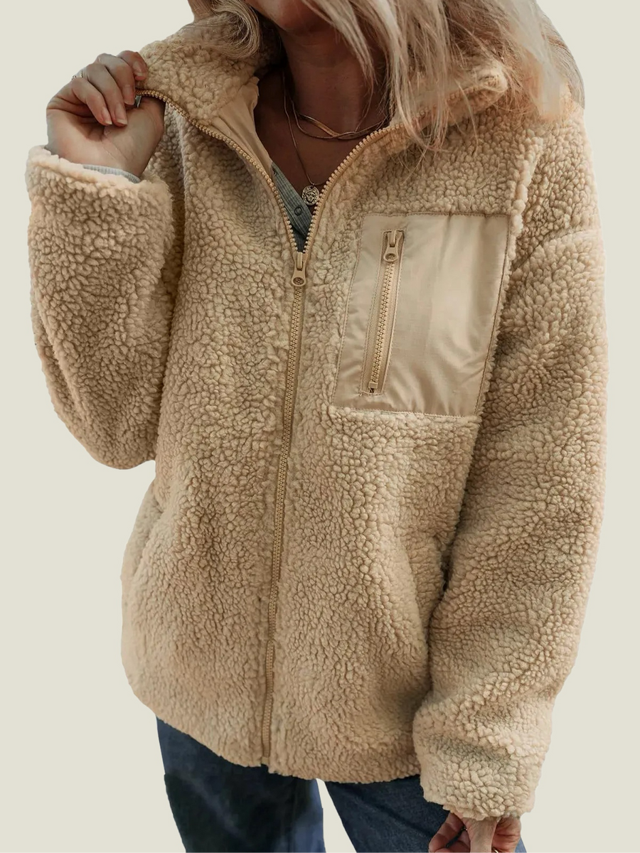 ELLA | COSY TEDDY ZIP JACKET