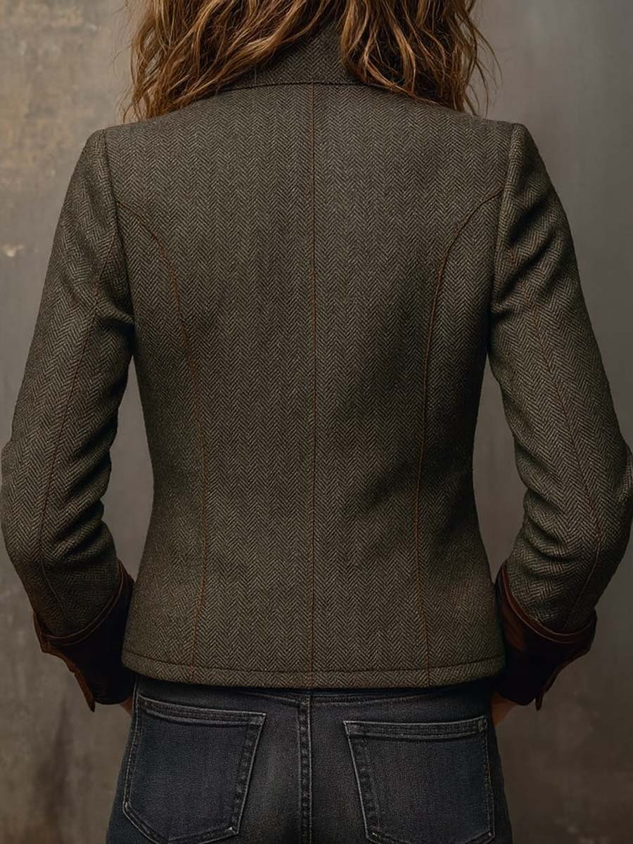 RACHEL | HERITAGE HERRINGBONE JACKET