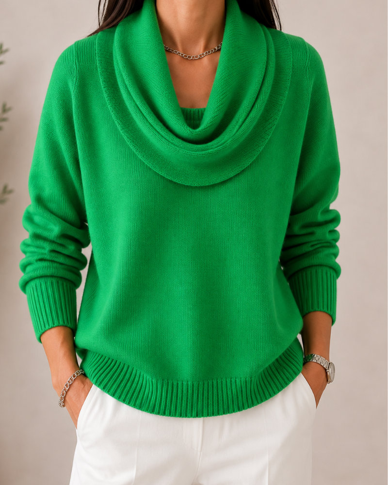 VICTORIA | SOFT COWL NECK JUMPER