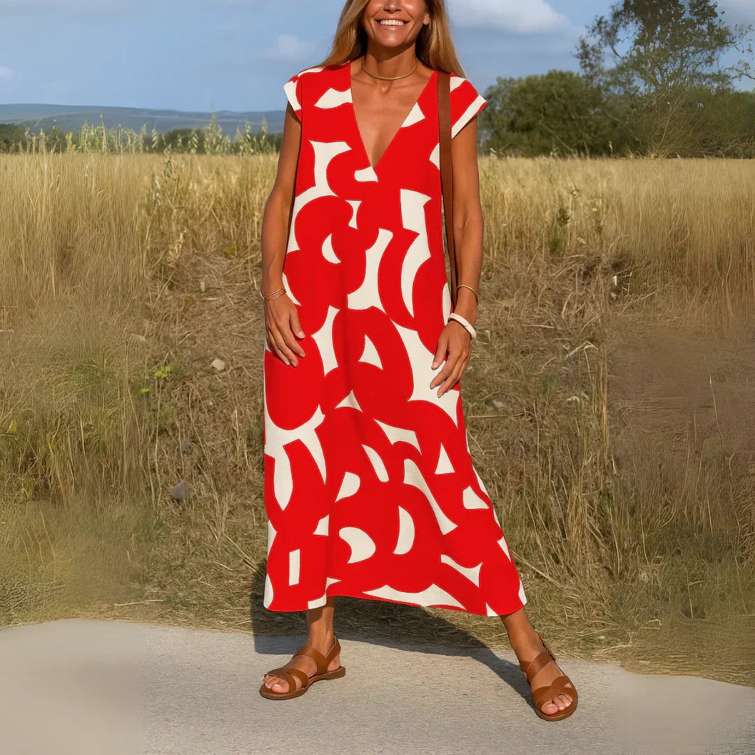 TATIANA | CUTWORK DETAIL MAXI DRESS