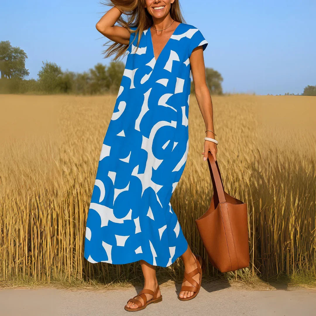 TATIANA | CUTWORK DETAIL MAXI DRESS