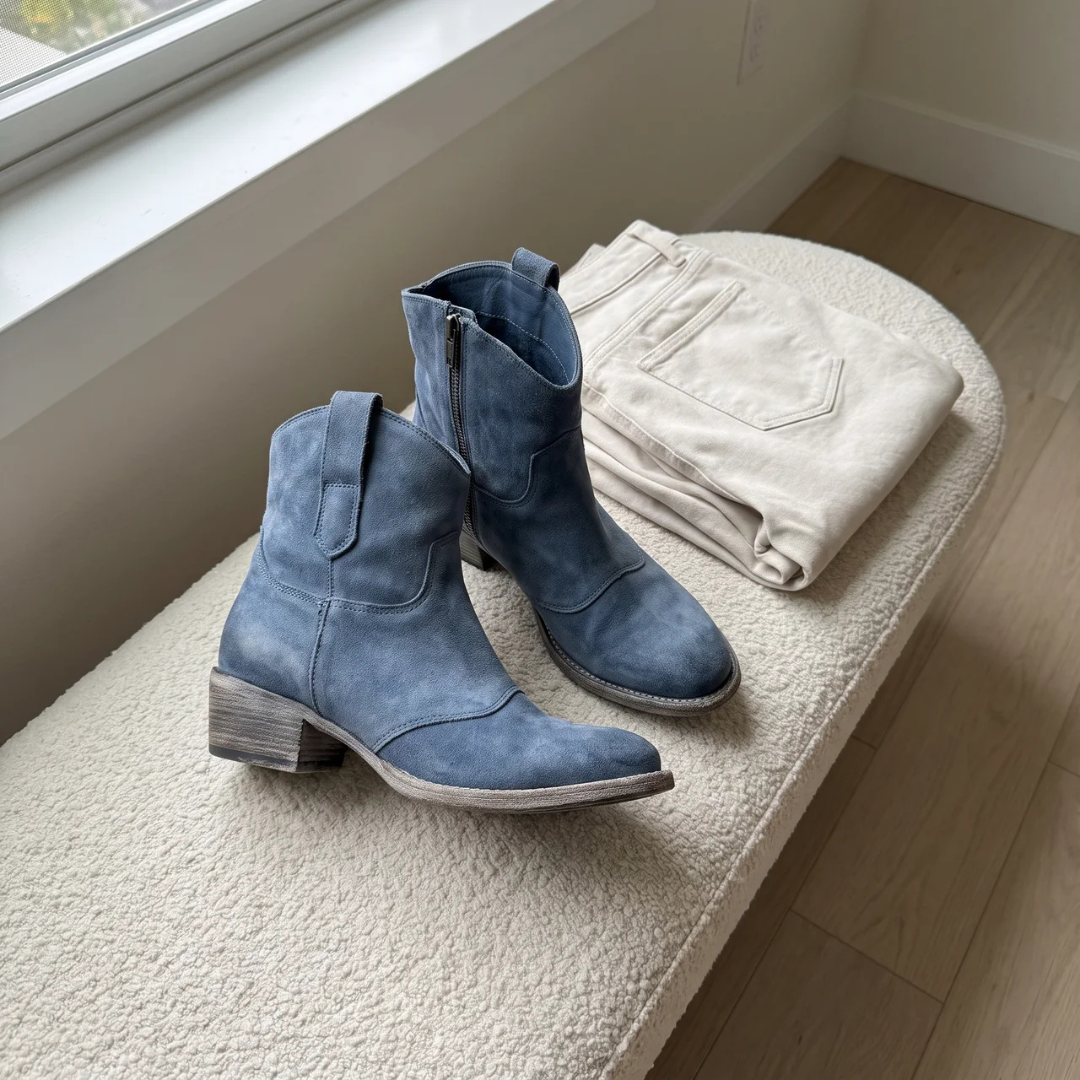 SADIE | VINTAGE WESTERN ANKLE BOOTS