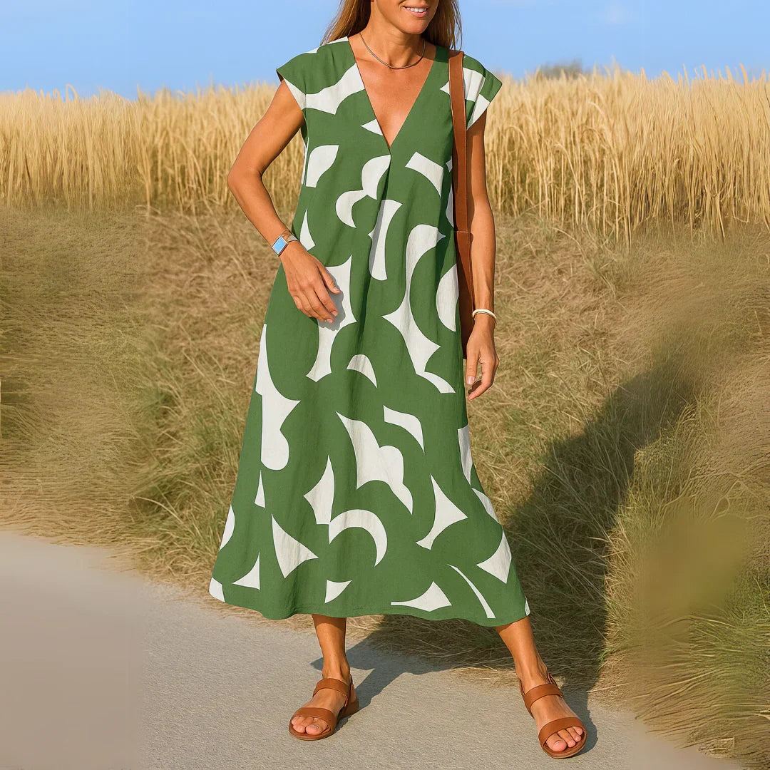 TATIANA | CUTWORK DETAIL MAXI DRESS