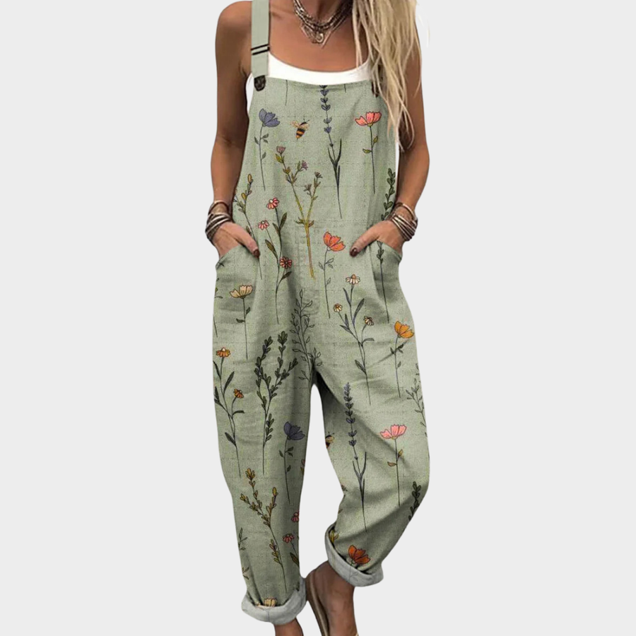 POPPY | Comfortable Printed Dungarees