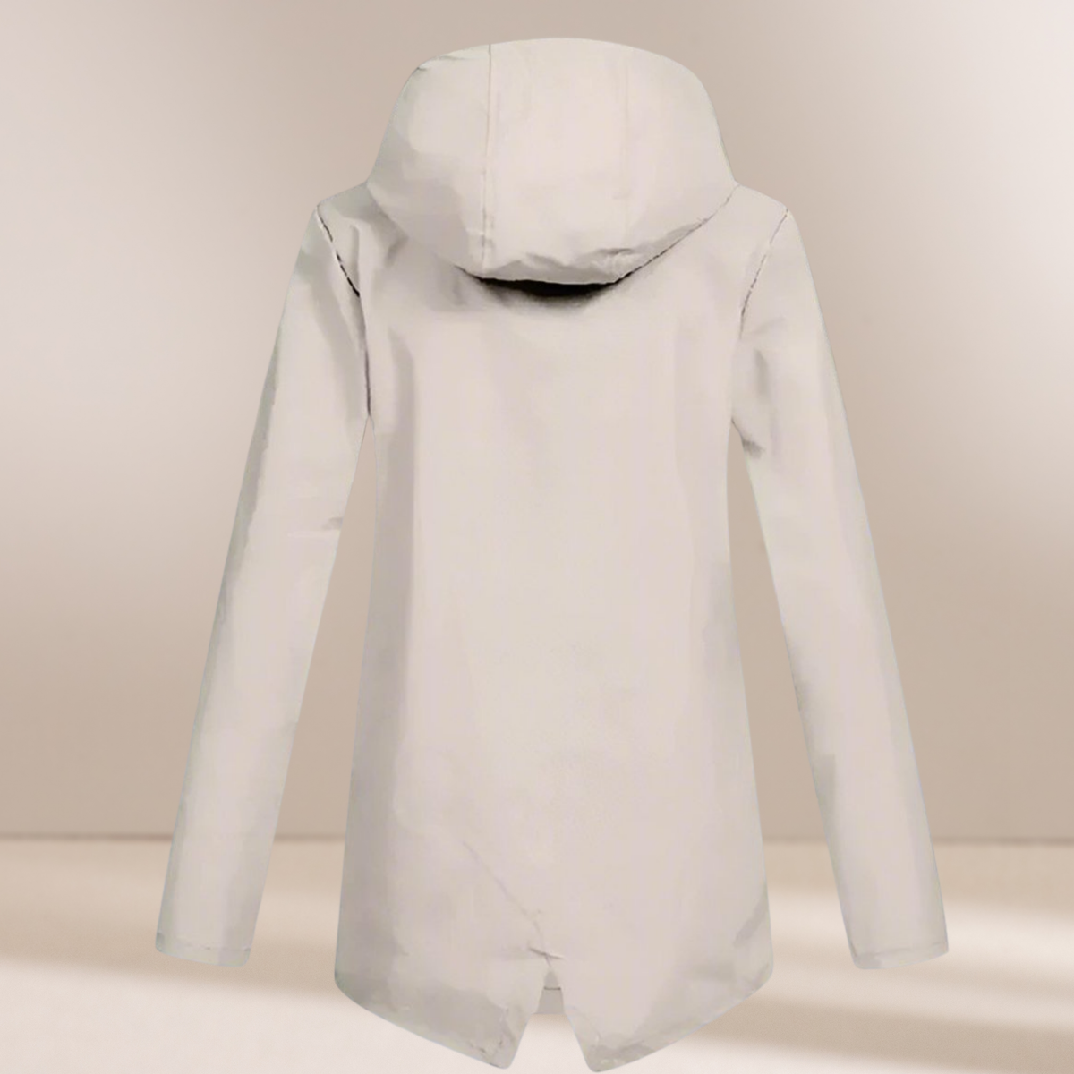 LAYLA | WATERPROOF HOODED LONGLINE JACKET