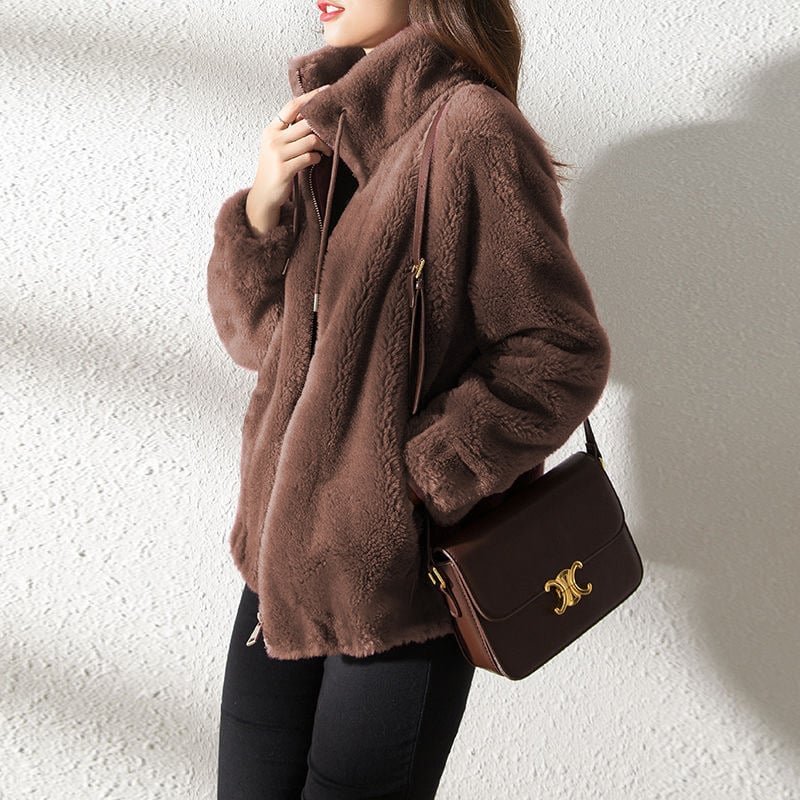 ISABEL | COSY TEDDY ZIP JACKET