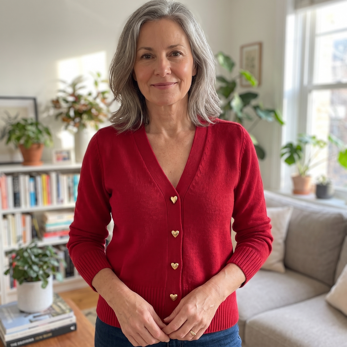 MAISIE | CHARMING BUTTON CARDIGAN