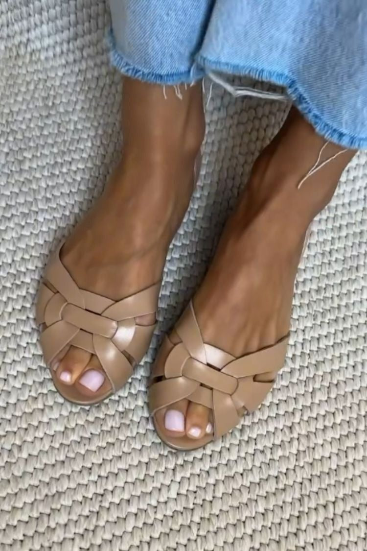 SERAFINA | CLASSIC WOVEN SANDALS