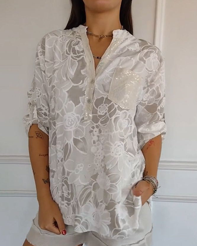 MIRELLA | ELEGANT BLOUSE WITH POCKET