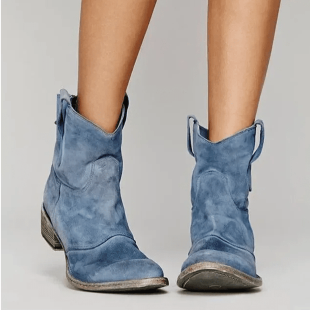 SADIE | VINTAGE WESTERN ANKLE BOOTS