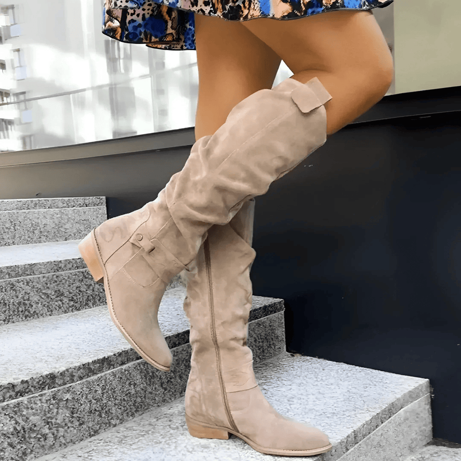 DAISY | ELEGANT SUEDE KNEE BOOTS