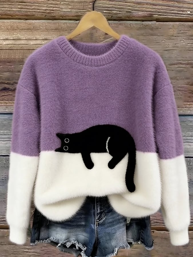 POPPY | CAT DETAIL COSY JUMPER