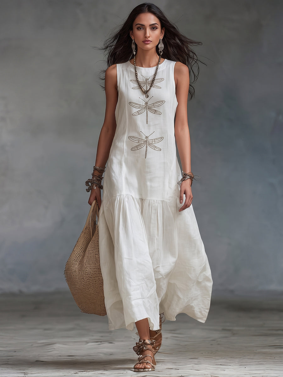 FLORENCE | DRAGONFLY RELAXED MIDI DRESS
