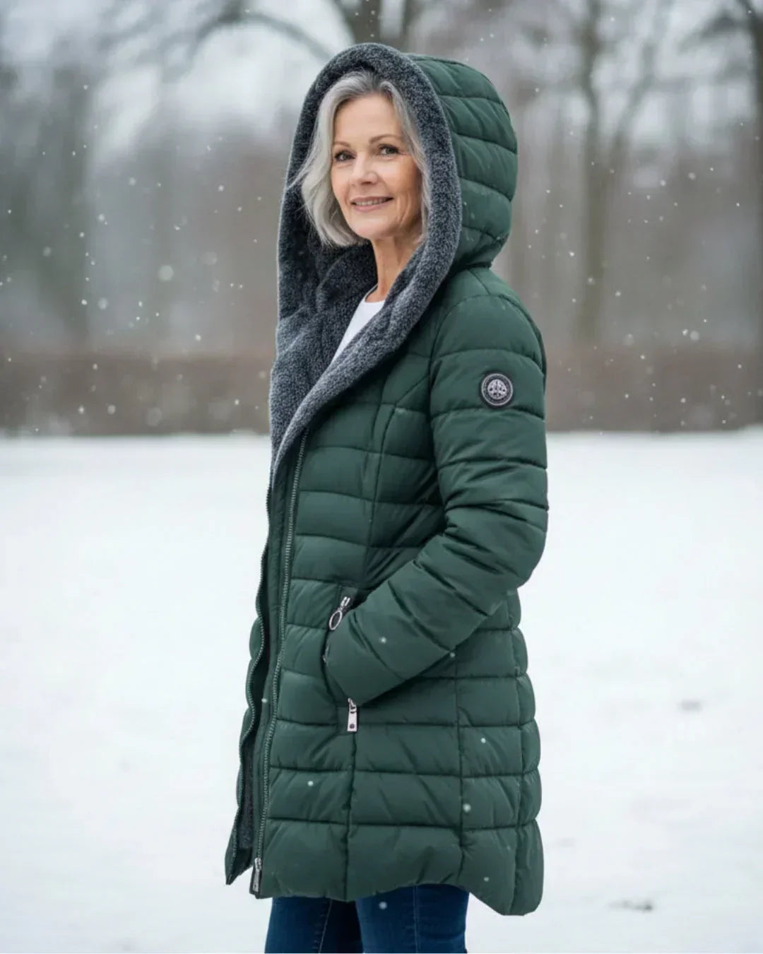 ELEANOR | HOODED LONGLINE PUFFER COAT
