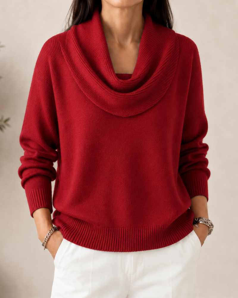VICTORIA | SOFT COWL NECK JUMPER