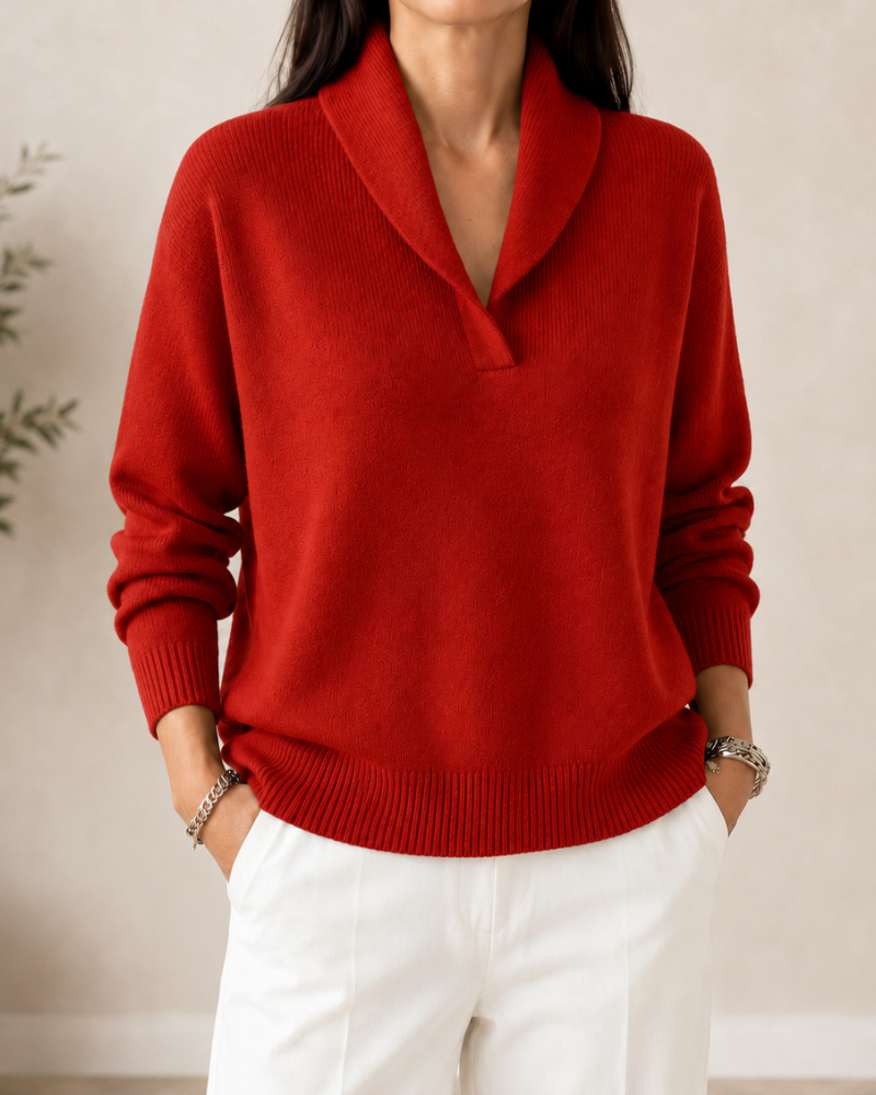 EVELYN | SOFT V-NECK JUMPER