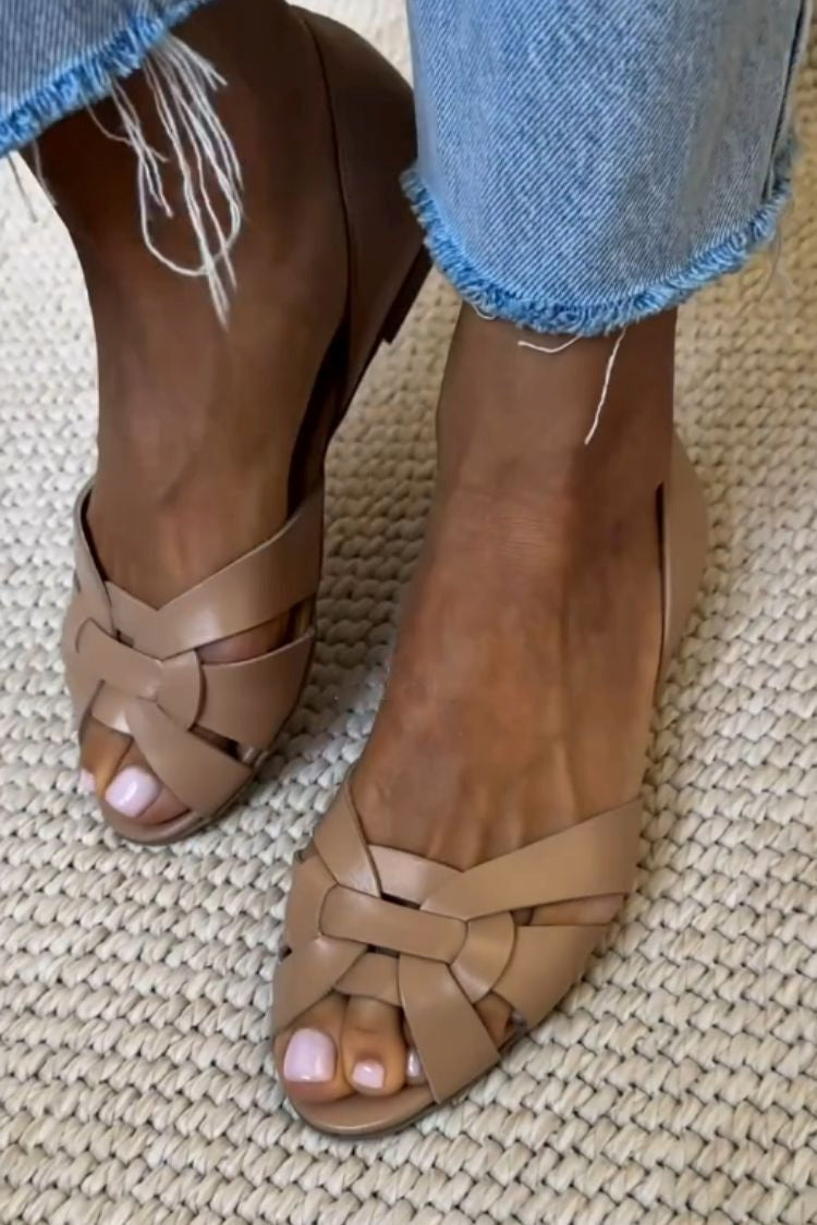 SERAFINA | CLASSIC WOVEN SANDALS