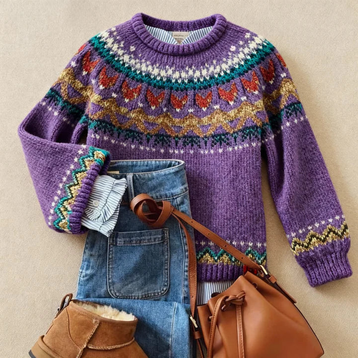 POPPY | FAIR ISLE KNITTED JUMPER