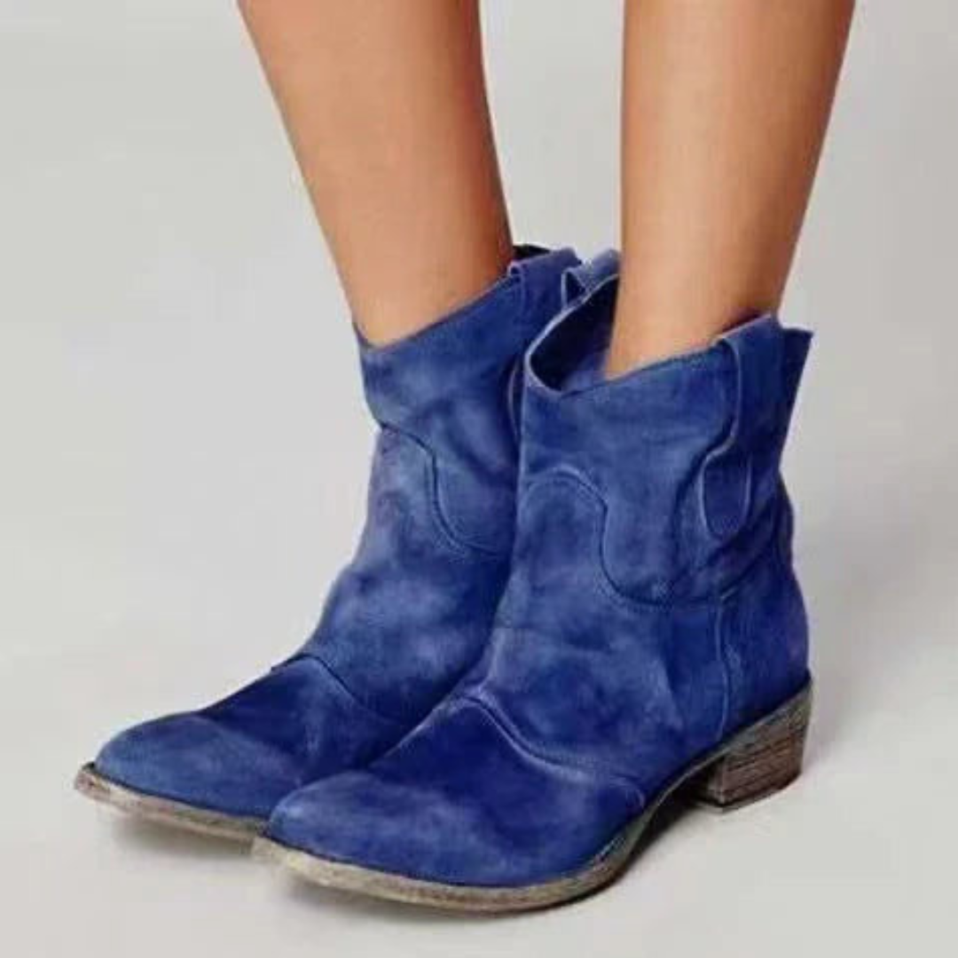 SADIE | VINTAGE WESTERN ANKLE BOOTS