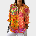 SAVANNAH | LIGHT AND COLORFUL PRINTED BLOUSE