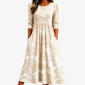 LILA | SOFT MEADOW BLOSSOM EVERYDAY MIDI DRESS