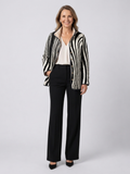 Zebra Print Quilted Jacket