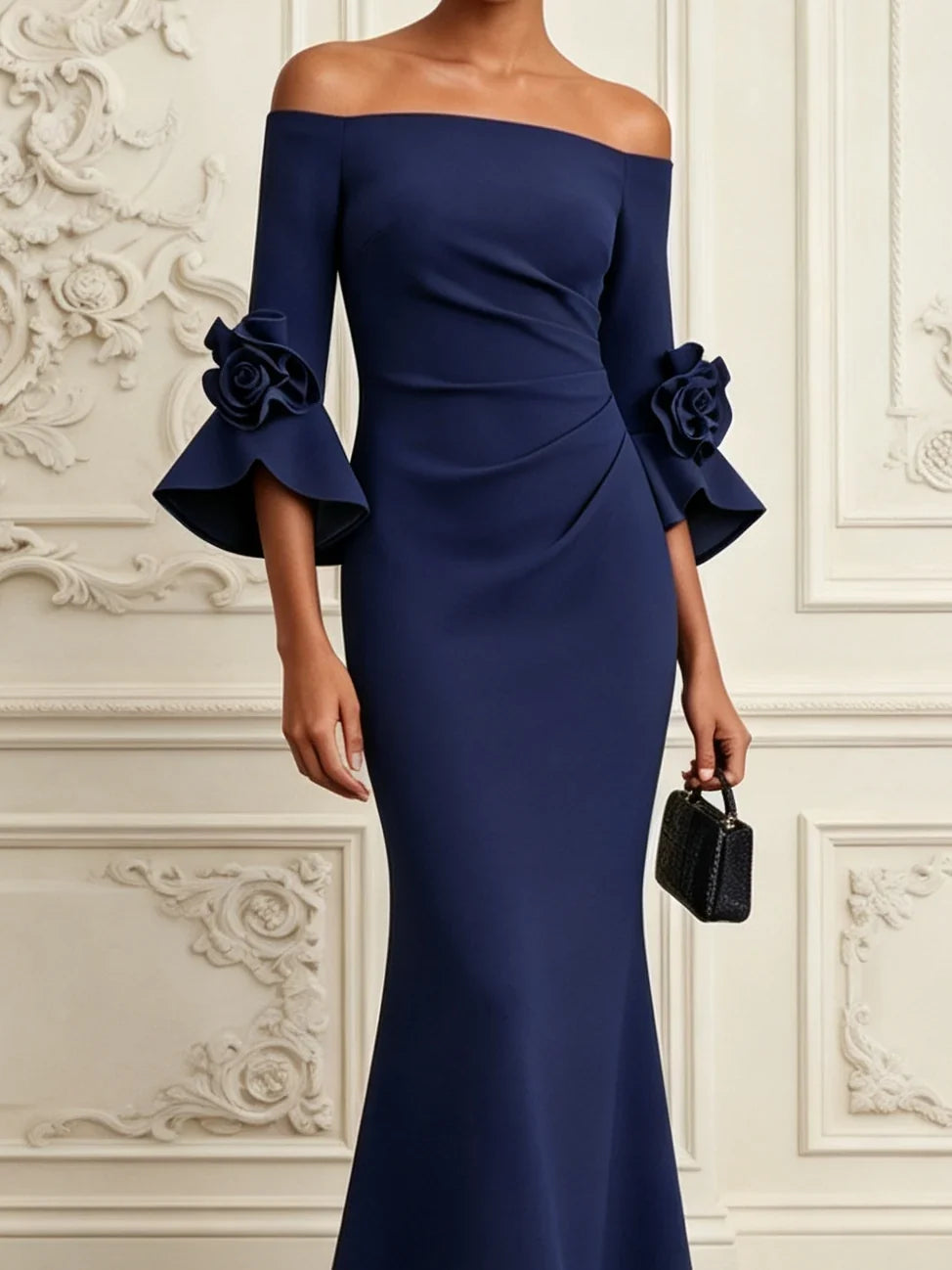 VICTORIA | OFF-SHOULDER MAXI DRESS