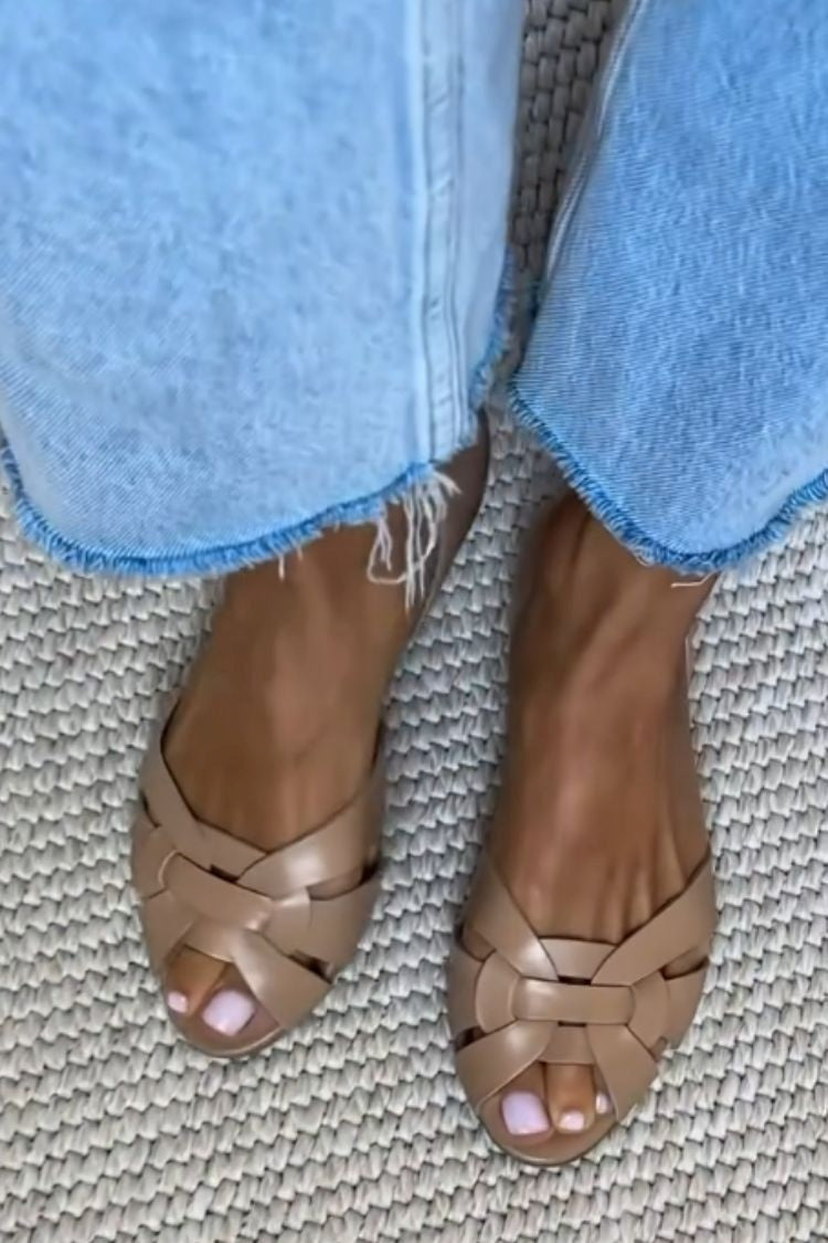 SERAFINA | CLASSIC WOVEN SANDALS