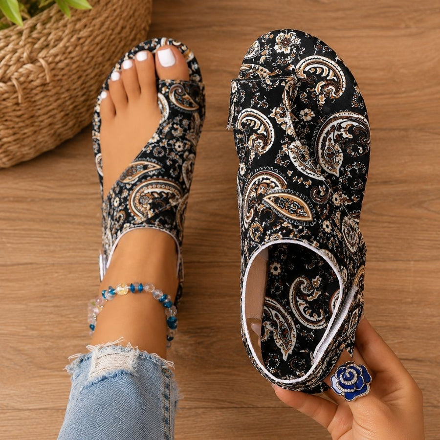 HARPER | COLOURFUL PAISLEY EVERYDAY SANDALS