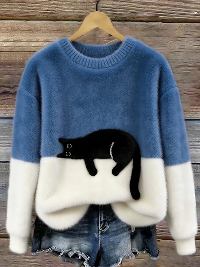 POPPY | CAT DETAIL COSY JUMPER