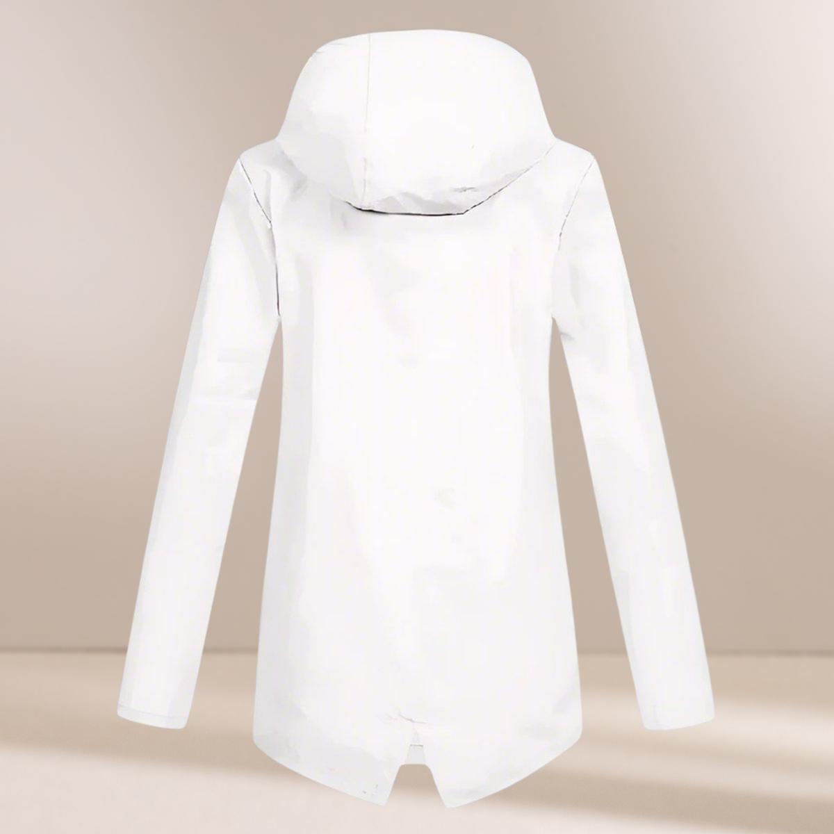 LAYLA | WATERPROOF HOODED LONGLINE JACKET