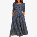 MARIANA | MIDNIGHT BLOOM POCKET MAXI DRESS