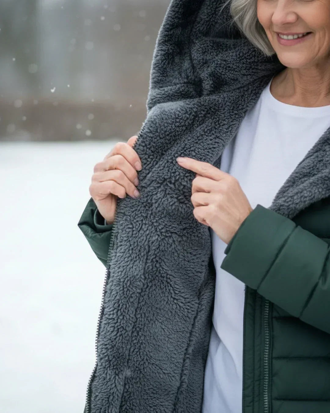 ELEANOR | HOODED LONGLINE PUFFER COAT
