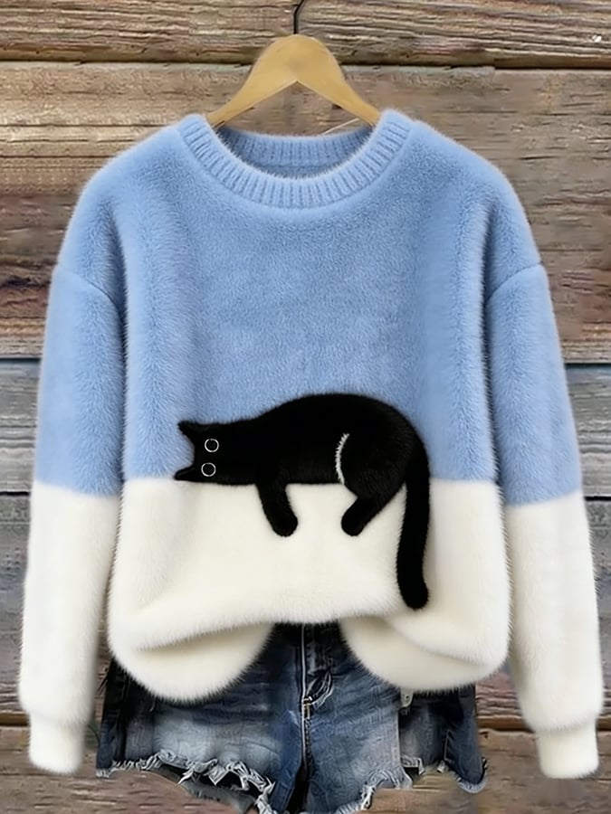 POPPY | CAT DETAIL COSY JUMPER