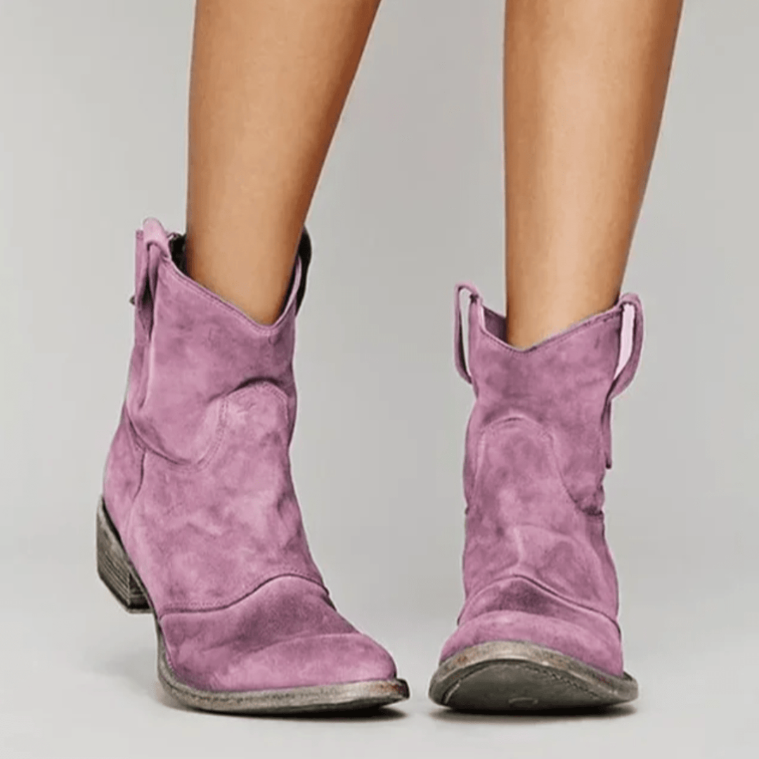 SADIE | VINTAGE WESTERN ANKLE BOOTS