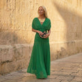 SIENNA | ELEGANT GREEN DRESS