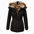 FREYA | FAUX FUR HOODED WINTER COAT