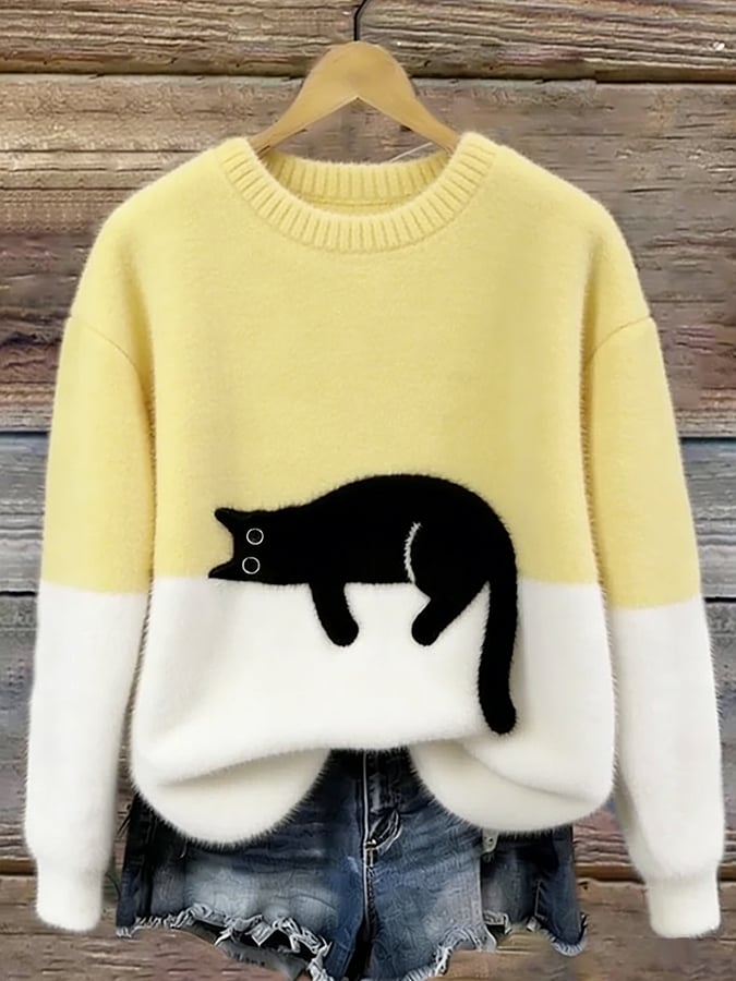 POPPY | CAT DETAIL COSY JUMPER