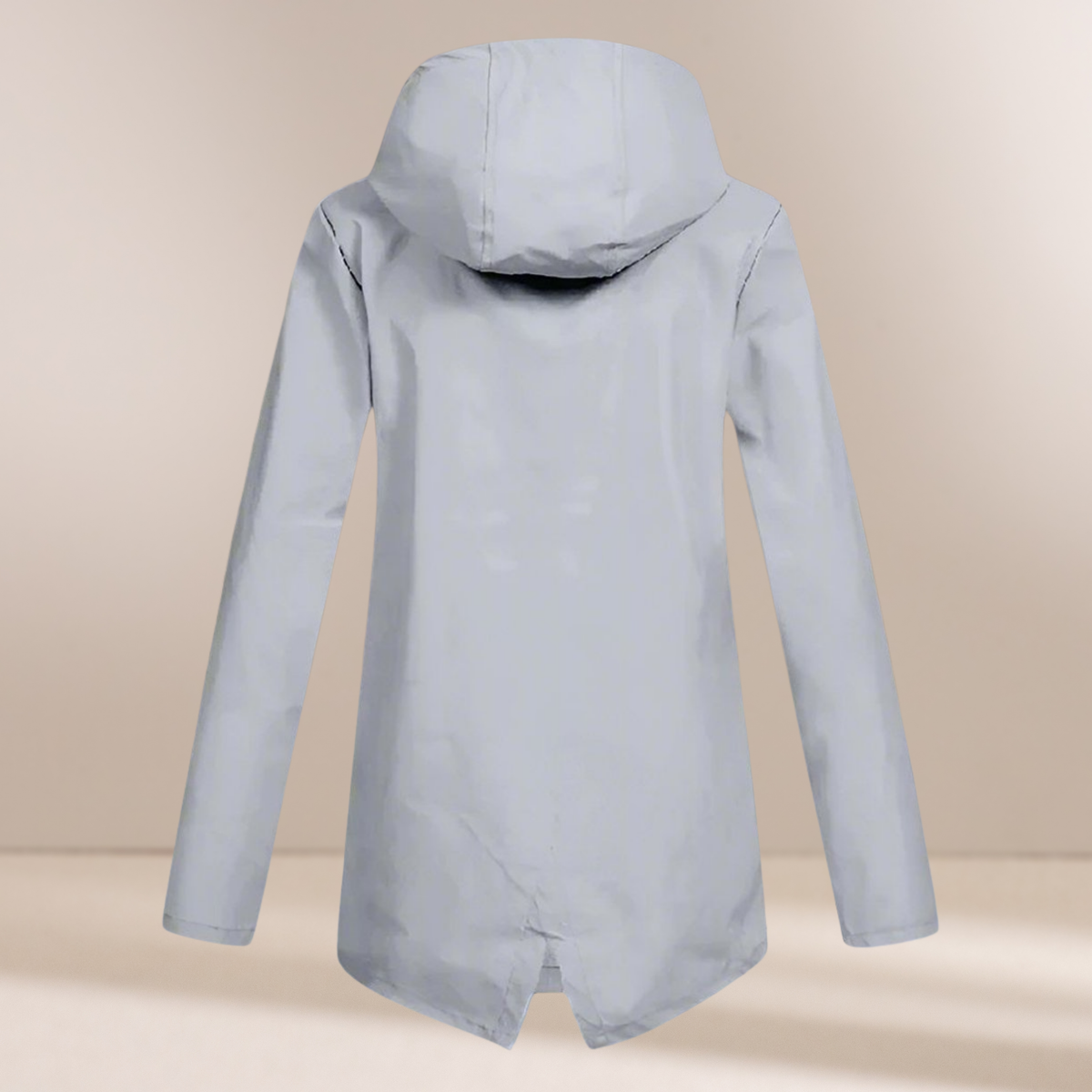 LAYLA | WATERPROOF HOODED LONGLINE JACKET