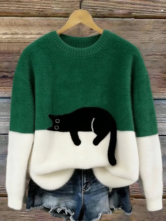 POPPY | CAT DETAIL COSY JUMPER