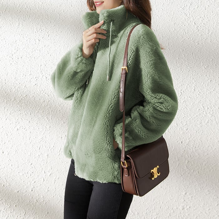 ISABEL | COSY TEDDY ZIP JACKET