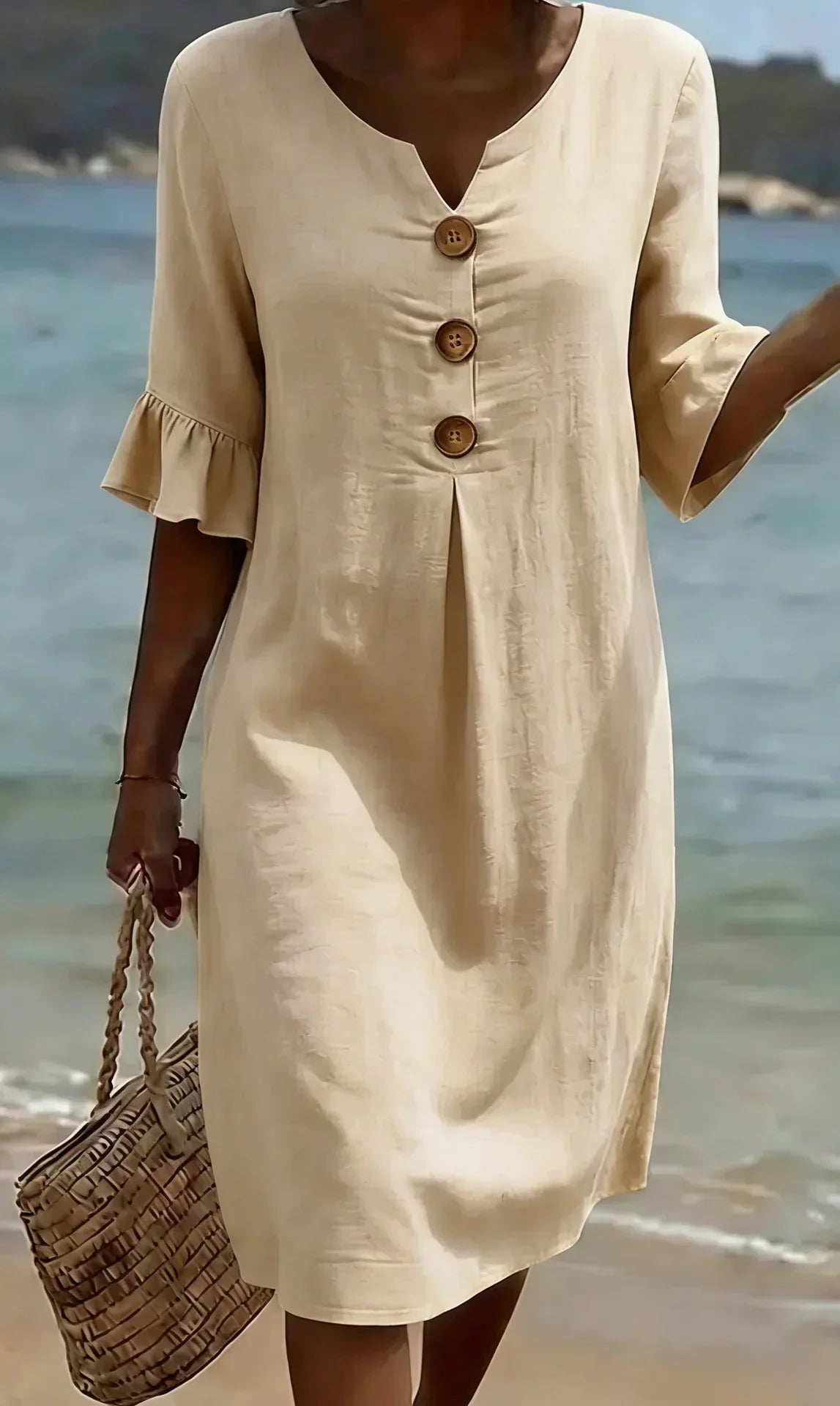 RADMILA | TEXTURED LONG SLEEVE DRESS