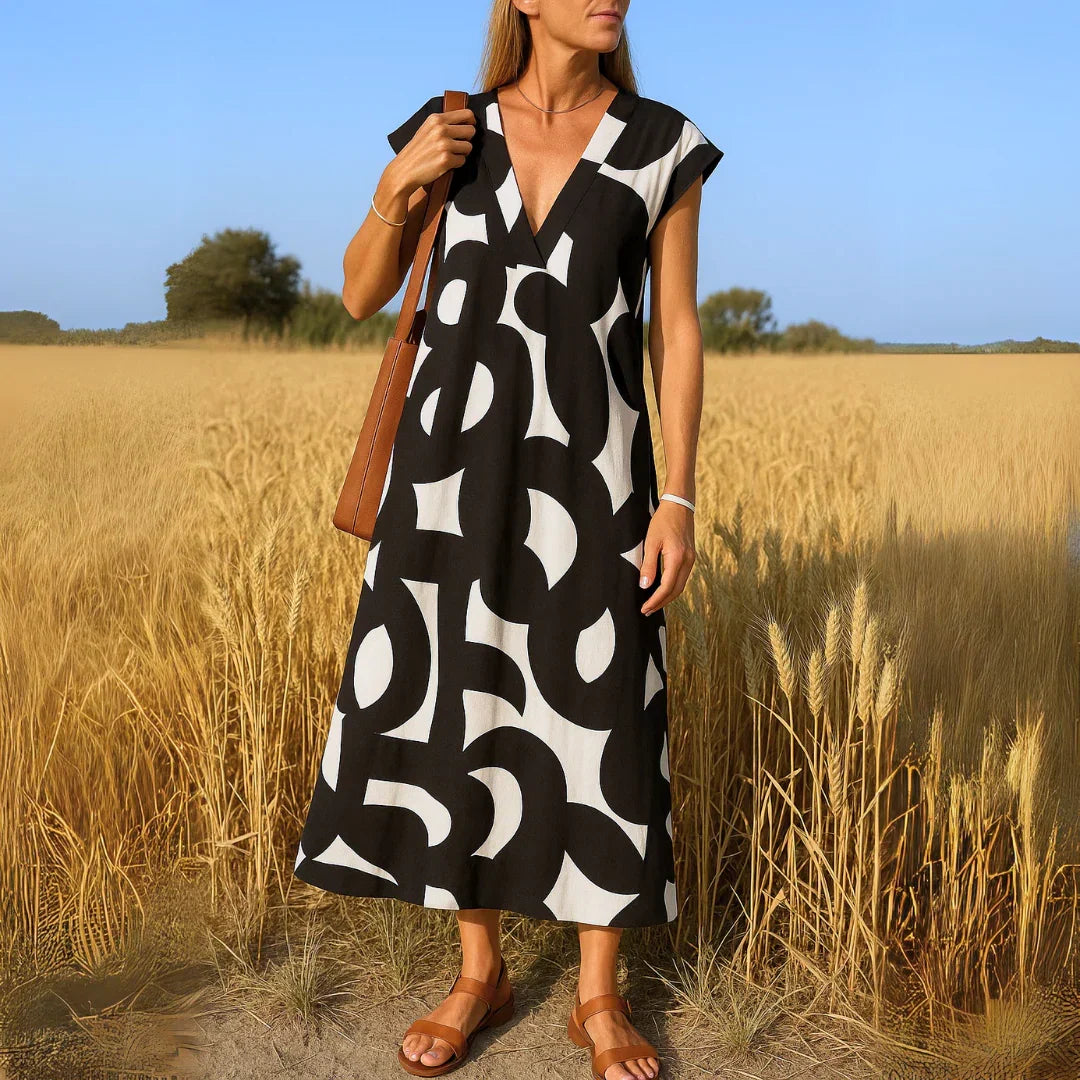 TATIANA | CUTWORK DETAIL MAXI DRESS