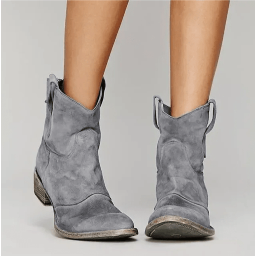 SADIE | VINTAGE WESTERN ANKLE BOOTS