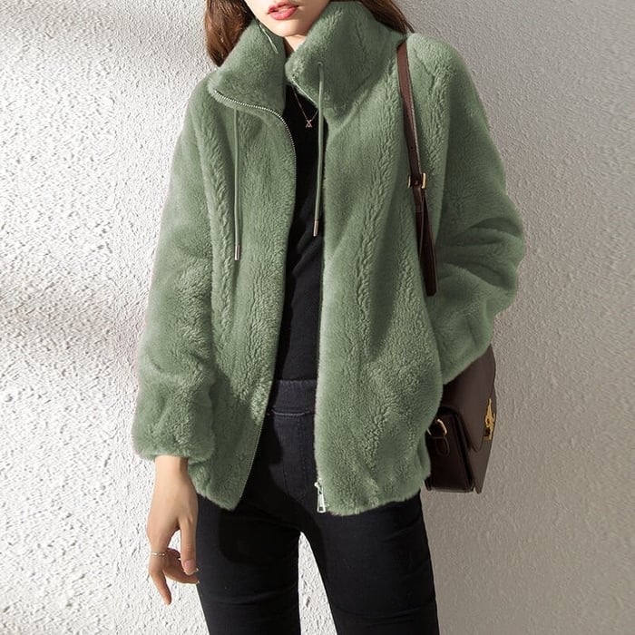 ISABEL | COSY TEDDY ZIP JACKET