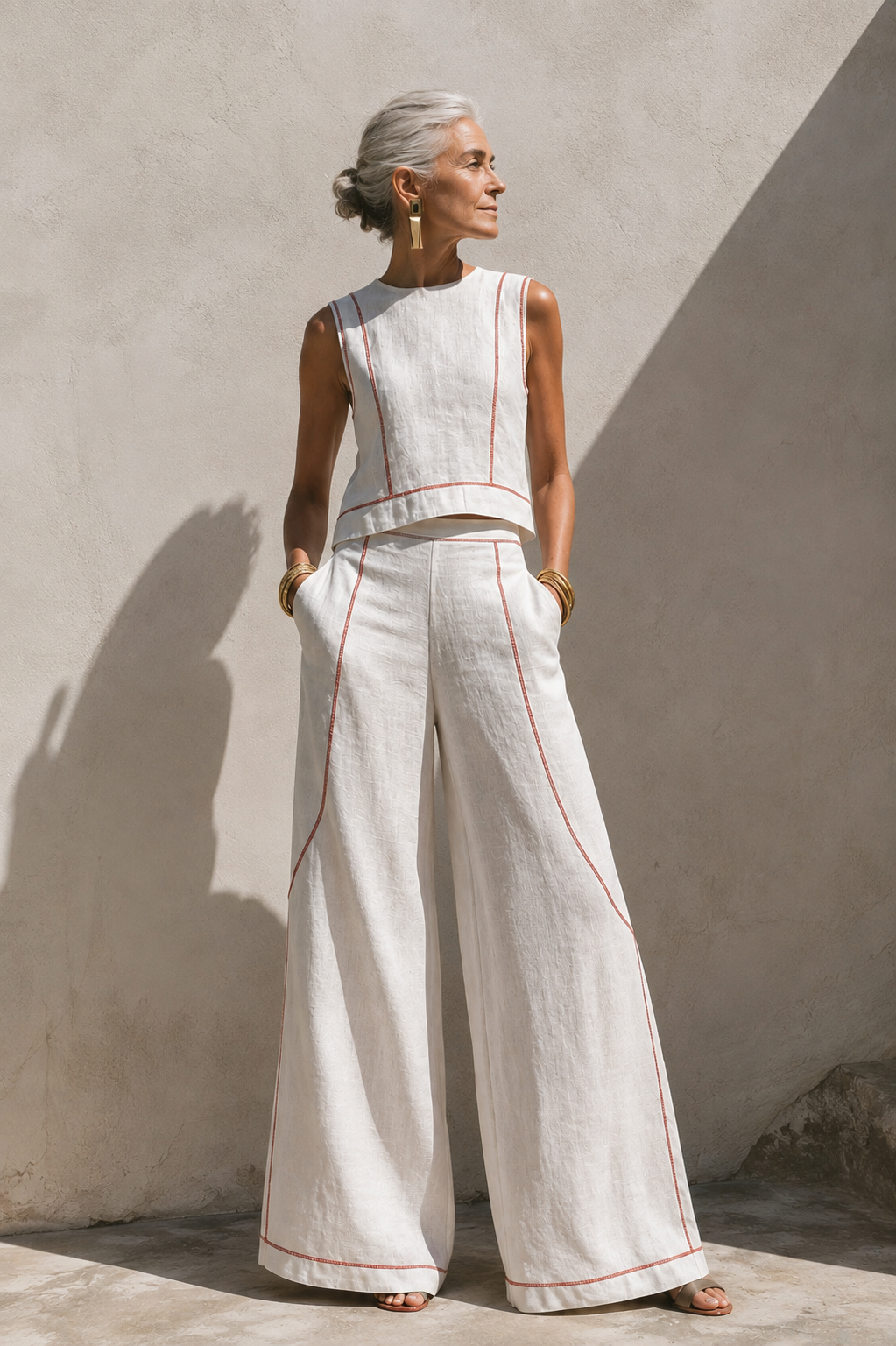 AMELIA | RELAXED WIDE LEG TWO-PIECE SET