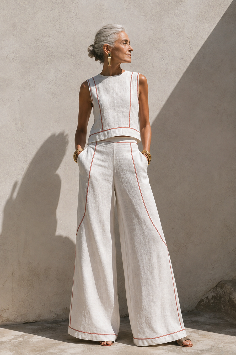 AMELIA | RELAXED WIDE LEG TWO-PIECE SET